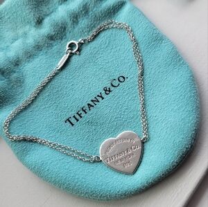 Tiffany & Co. Please return to Tiffany heart double strand bracelet
